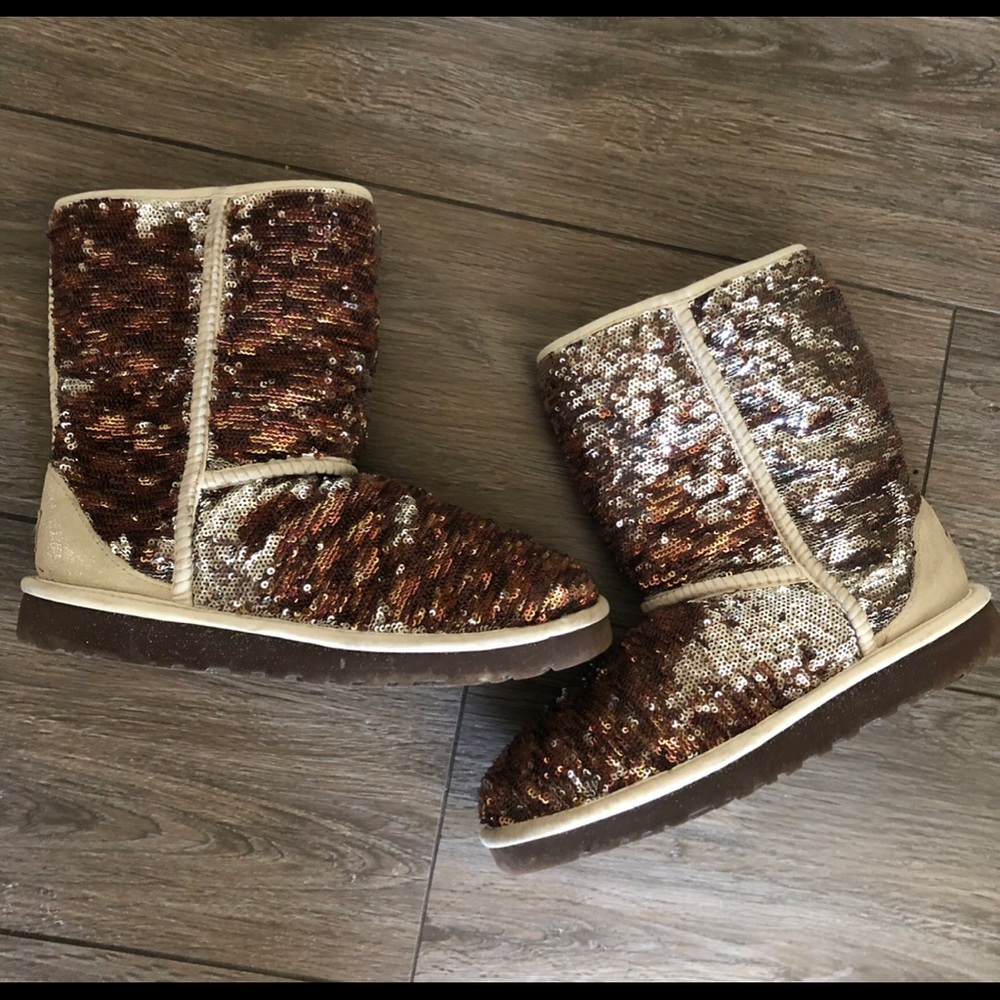 Sequin UGG boots